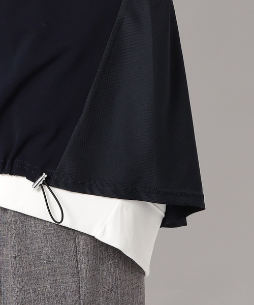 Grand PARK(グランドパーク)の「ドルマン切替え ドロストプルオーバー(その他トップス・レディース・ホワイト/ライトグレー/ネイビー/ブラック・FREE)」の11枚目の写真