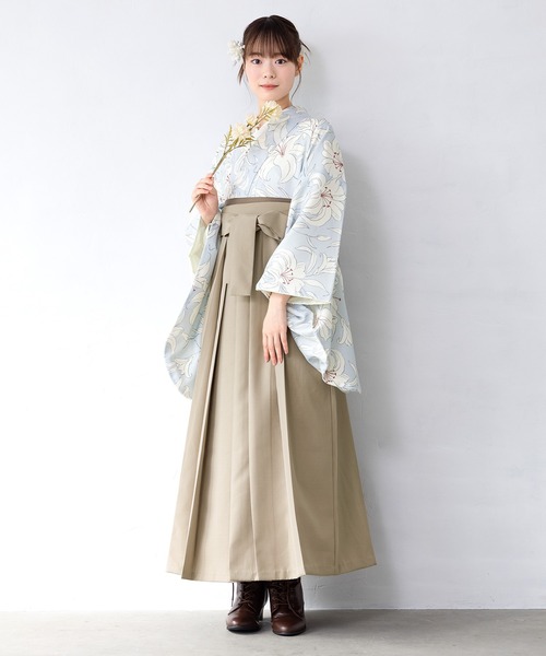 SOUBIEN(ソウビエン)の「floroレディース袴4点セット (着物・襦袢・下帯・袴)(着物・レディース・ブルー系その他/ホワイト系/ホワイト系1/ブラウン系/ブラウン系1/ブラウン系2/ベージュ系/ベージュ系1/ブルー系/ブルー系1/ブルー系2/レッド系・SS/S/M/L/LL)」の19枚目の写真