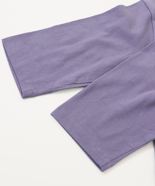 KRIFF MAYER Kid's Collection（クリフメイヤーキッズコレクション）の「【綿100％】楽LUCK-七分袖T（ランドリー）（Tシャツ/カットソー・キッズ・オフホワイト/ブルーグリーン/パープル/チャコール・150/120/170/160/140/130）」の13枚目の写真