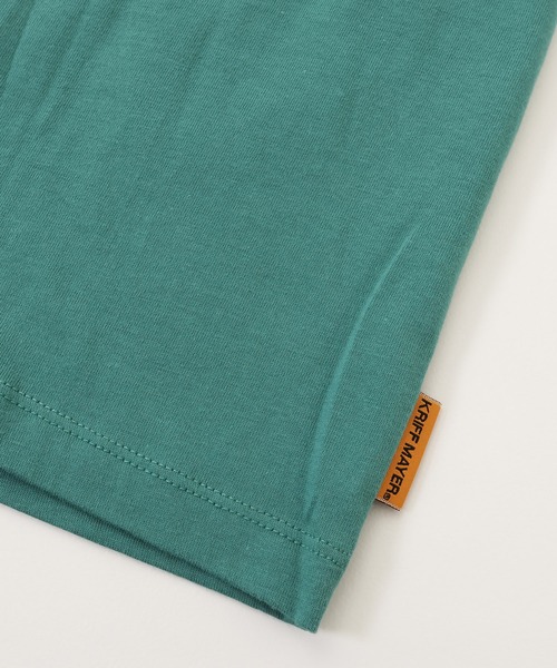 KRIFF MAYER Kid's Collection（クリフメイヤーキッズコレクション）の「【綿100％】楽LUCK-七分袖T（ランドリー）（Tシャツ/カットソー・キッズ・オフホワイト/ブルーグリーン/パープル/チャコール・150/120/170/160/140/130）」の14枚目の写真