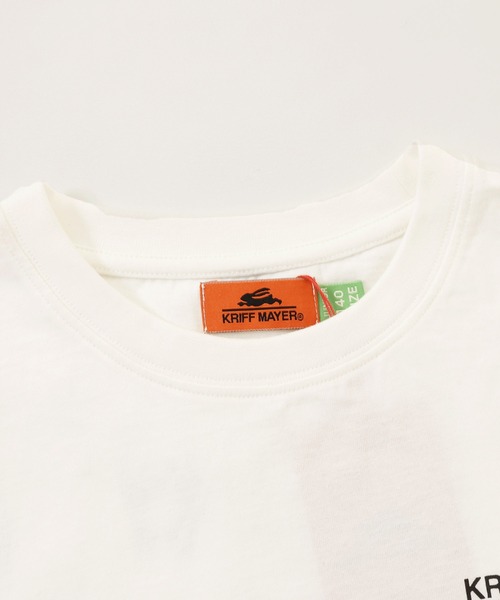 KRIFF MAYER Kid's Collection（クリフメイヤーキッズコレクション）の「【綿100％】楽LUCK-七分袖T（ランドリー）（Tシャツ/カットソー・キッズ・オフホワイト/ブルーグリーン/パープル/チャコール・150/120/170/160/140/130）」の12枚目の写真