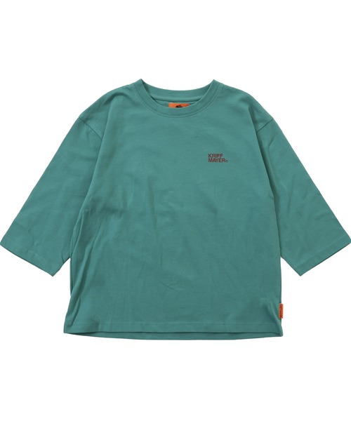 KRIFF MAYER Kid's Collection（クリフメイヤーキッズコレクション）の「【綿100％】楽LUCK-七分袖T（ランドリー）（Tシャツ/カットソー・キッズ・オフホワイト/ブルーグリーン/パープル/チャコール・150/120/170/160/140/130）」の21枚目の写真