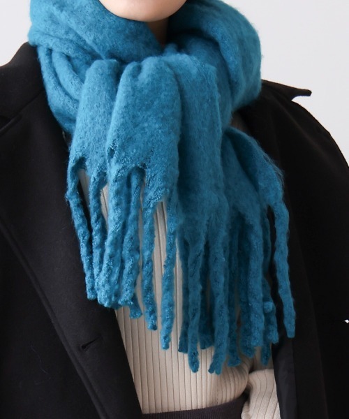 Bou Jeloud(ブージュルード)の「ストール・マフラー(マフラー・レディース・オレンジ/ブルー/ミント・ONESIZE)」の6枚目の写真