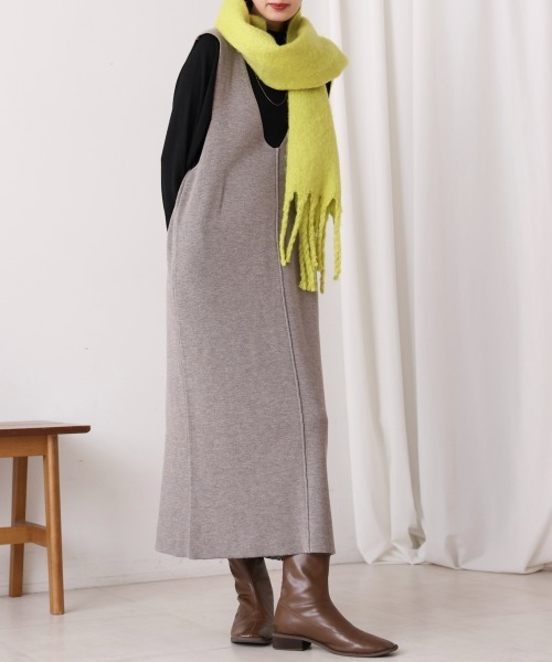 Bou Jeloud(ブージュルード)の「ストール・マフラー(マフラー・レディース・オレンジ/ブルー/ミント・ONESIZE)」の4枚目の写真