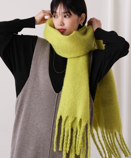 Bou Jeloud(ブージュルード)の「ストール・マフラー(マフラー・レディース・オレンジ/ブルー/ミント・ONESIZE)」の18枚目の写真