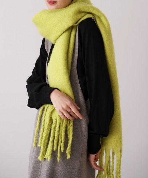 Bou Jeloud(ブージュルード)の「ストール・マフラー(マフラー・レディース・オレンジ/ブルー/ミント・ONESIZE)」の17枚目の写真