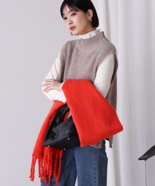 Bou Jeloud(ブージュルード)の「ストール・マフラー(マフラー・レディース・オレンジ/ブルー/ミント・ONESIZE)」の16枚目の写真