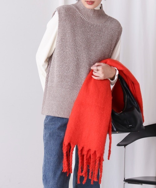 Bou Jeloud(ブージュルード)の「ストール・マフラー(マフラー・レディース・オレンジ/ブルー/ミント・ONESIZE)」の15枚目の写真