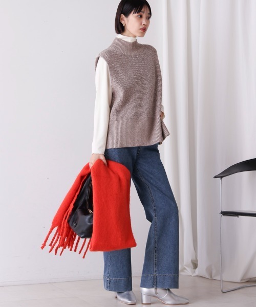 Bou Jeloud(ブージュルード)の「ストール・マフラー(マフラー・レディース・オレンジ/ブルー/ミント・ONESIZE)」の14枚目の写真