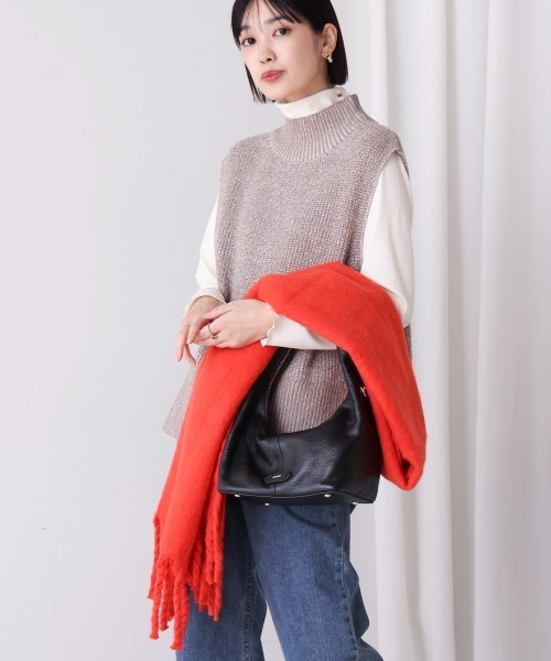 Bou Jeloud(ブージュルード)の「ストール・マフラー(マフラー・レディース・オレンジ/ブルー/ミント・ONESIZE)」の13枚目の写真