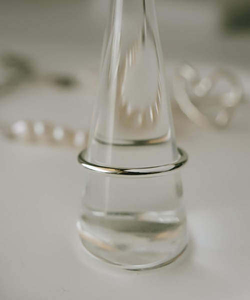 Ops.（オプス）の「リング シルバー925 指輪 レディース 金属アレルギー対応【AUREOLA アウレオラ2mm】（リング・レディース・シルバー/イエローゴールド・15号/13号/11号/9号/7号）」の8枚目の写真