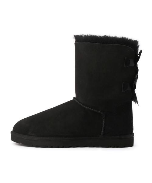 UGG Australia（アグオーストラリア）の「アグ/UGG WBaileyBow Short（ブーツ・レディース・ブラック/ネイビー・8/6/7）」の4枚目の写真