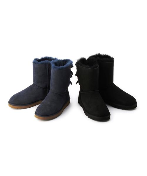 UGG Australia（アグオーストラリア）の「アグ/UGG WBaileyBow Short（ブーツ・レディース・ブラック/ネイビー・8/6/7）」の9枚目の写真