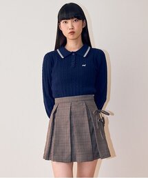 Mi-je（ミジェ）の「リボンプリーツスカート【韓国ファッション】（スカート）」