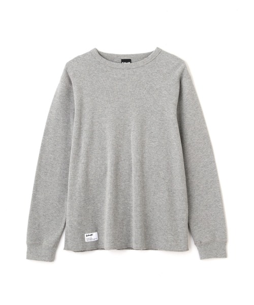 Schott(ショット)の「Schott/ショット/HONEYCOMB WAFFLE T-SHIRT/ハニカム ワッフル Tシャツ(Tシャツ/カットソー・メンズ・ホワイト/ブラック/グレー・S/M/L/XL)」の17枚目の写真