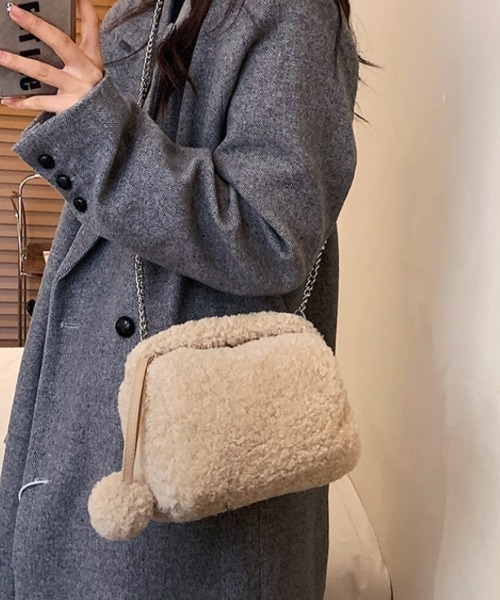 セール】もこもこカジュアルショルダーバッグ（ショルダーバッグ