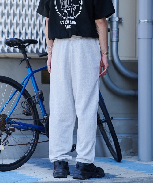 MODISH GAZE(モディシュガゼ)の「【MODISH GAZE】ハートロゴ裏毛スウェットパンツ(CP)(スウェットパンツ・メンズ・グレー系その他/ブラック/オートミール/ネイビー/グリーン・M/L)」の9枚目の写真