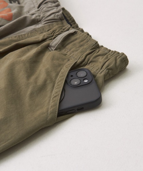 CUBE SUGAR（キューブシュガー）の「ツイル切替プリントカーゴパンツ（カーゴパンツ・レディース・ブラック/マルチ/ナチュラル/カーキ・M）」の9枚目の写真