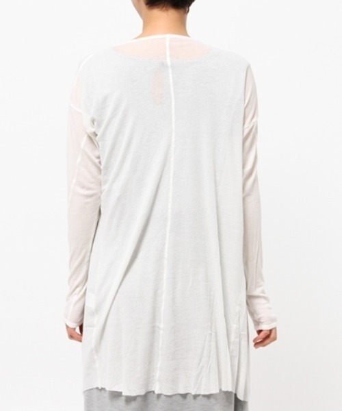 URCH RNA（アーチ アールエヌエー）の「M0178 ヘロヘロロング丈カーディガン（カーディガン/ボレロ・レディース・ホワイト/レッド/ネイビー/ブラック/杢グレー・MEDIUM）」の9枚目の写真