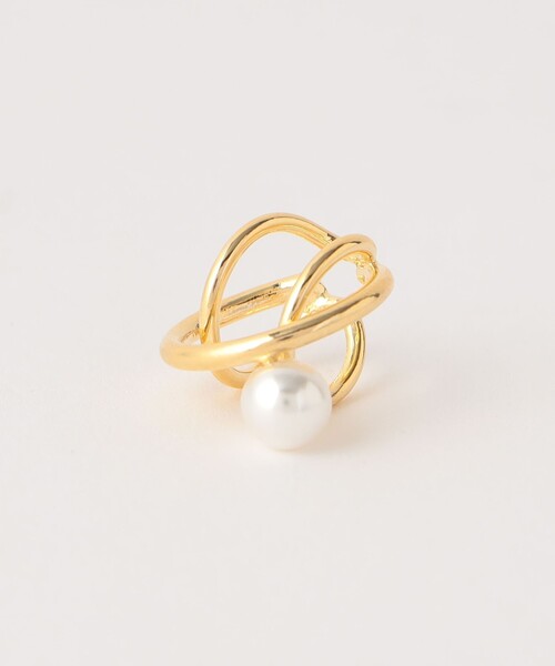 green label relaxing（グリーンレーベルリラクシング）の「フープ ミックス イヤカフ / イヤーカフ（イヤーカフ・レディース・ゴールド/シルバー・FREE）」の6枚目の写真