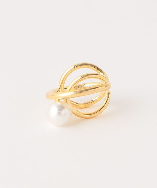 green label relaxing（グリーンレーベルリラクシング）の「フープ ミックス イヤカフ / イヤーカフ（イヤーカフ・レディース・ゴールド/シルバー・FREE）」の7枚目の写真