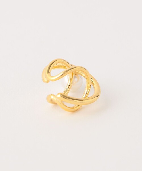 green label relaxing（グリーンレーベルリラクシング）の「フープ ミックス イヤカフ / イヤーカフ（イヤーカフ・レディース・ゴールド/シルバー・FREE）」の9枚目の写真