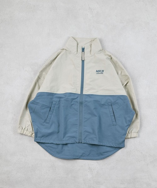 Life Support Products(ライフサポートプロダクツ)の「ナイロンバイカラージャケット【セットアップ可能】(ナイロンジャケット・キッズ・オレンジ/ブラック/ラベンダー/アイボリー/ミント/ダークブルー・100/95/90/150/140/130/120/110/80)」の20枚目の写真