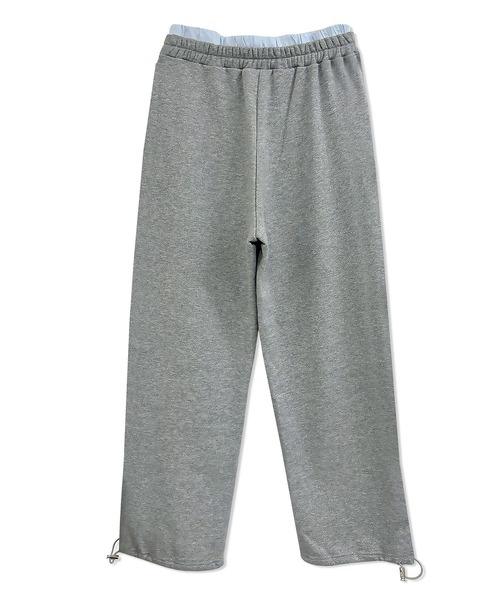 ANDGEEBEE（アンジービー）の「ダブルウエストラメスウェットパンツ（スウェットパンツ・レディース・オートミール/グレー・FREE）」の18枚目の写真