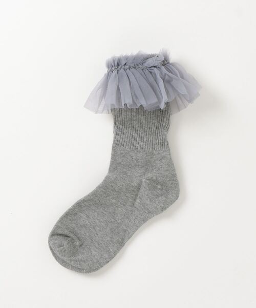 RUBY AND YOU（ルビーアンドユー）の「［select］チュールソックス（ソックス/靴下・レディース・オフホワイト/グレー/ブラック・FREE）」の9枚目の写真