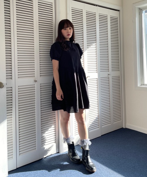 RUBY AND YOU（ルビーアンドユー）の「［select］チュールソックス（ソックス/靴下・レディース・オフホワイト/グレー/ブラック・FREE）」の4枚目の写真