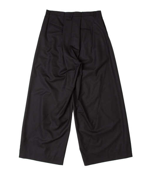 yoshiokubo（ヨシオクボ）の「yoshiokubo ヨシオクボ / TWIST WOOL SLACKS ツイストウールワイドスラックス / YKS25411（スラックス・メンズ・ブラウン/ブラック・1/2/3）」の9枚目の写真