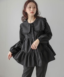 Angelic Pretty♡セーラー襟 半袖トップス 黒 Angelic Pretty♡セーラー襟 半袖トップス 黒 受注予約2/12まで
