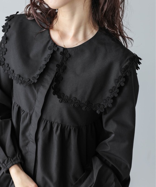 BEARDSLEY ティアードブラウス F ブラック BEARDSLEY（ビアズリー）の「ティアードブラウス（シャツ/ブラウス