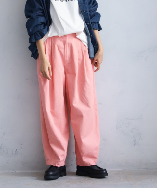 soulberry（ソウルベリー）の「チューリップなワイドパンツ（その他パンツ・レディース・ピンク・M/S/5L/4L/3L/LL/L）」の2枚目の写真