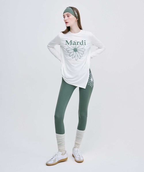 AIRLIFT side slit top flowermardi（Tシャツ/カットソー