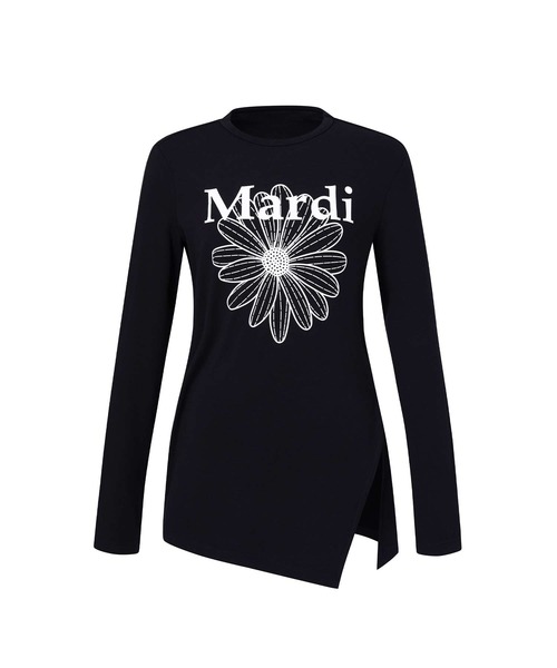 AIRLIFT side slit top flowermardi（Tシャツ/カットソー