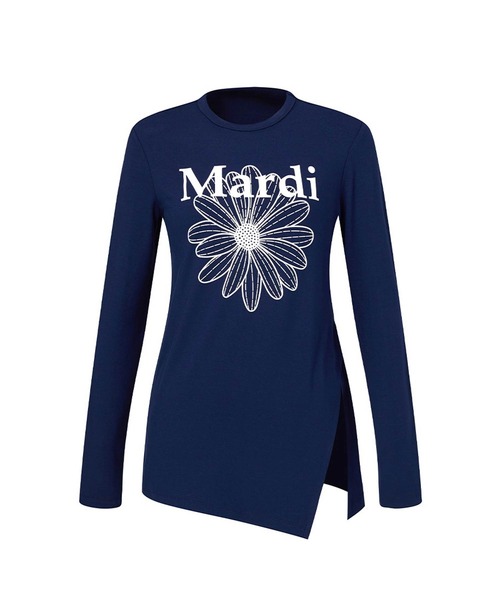 tシャツ AIRLIFT relax fit back slit top flowermardi レディース Mardi Mercredi tシャツ AIRLIFT slim fit top flowermardi