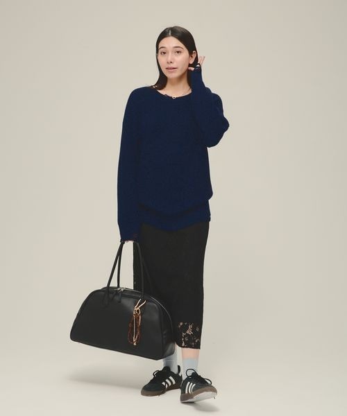ニット セーター 「eL」5G Crush Pullover LS/306887 レディース セール】【eL】5G Crush Pullover LS/306887（ニット/セーター