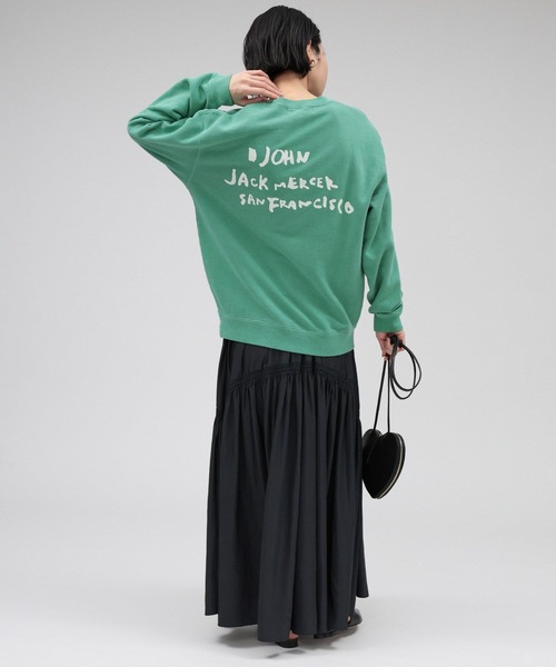 BABYLONE(バビロン)の「ティアードシャーリングスカート(スカート・レディース・オフホワイト/ブラック・フリー)」の20枚目の写真