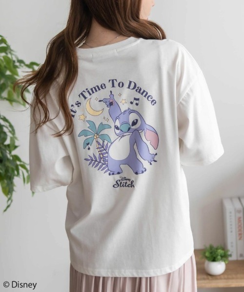 Disney(ディズニー)の「Disney キャラクタープリント刺繍Tシャツ(Tシャツ/カットソー・レディース・スミクロ/オートミール/グレー系/オフホワイト・フリー)」の17枚目の写真