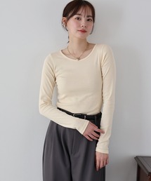 《新色追加》クルーネックカラーTシャツ