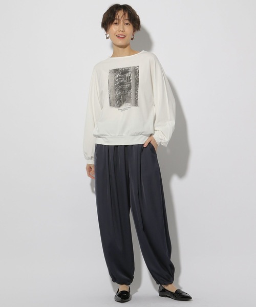 Elura(エルーラ)の「ポンチフォトTシャツ/289200(Tシャツ/カットソー・レディース・ブラック/ホワイト/ホワイト系その他6・MEDIUM/LARGE)」の18枚目の写真