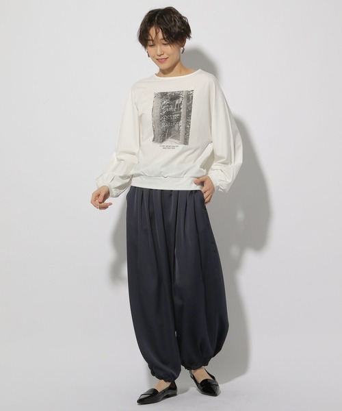 Elura(エルーラ)の「ポンチフォトTシャツ/289200(Tシャツ/カットソー・レディース・ブラック/ホワイト/ホワイト系その他6・MEDIUM/LARGE)」の17枚目の写真