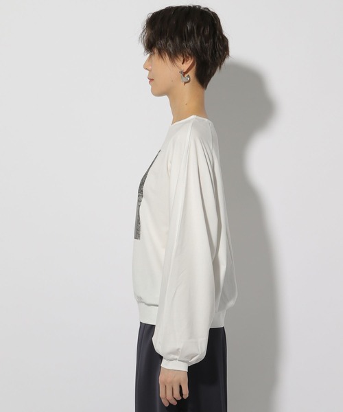 Elura(エルーラ)の「ポンチフォトTシャツ/289200(Tシャツ/カットソー・レディース・ブラック/ホワイト/ホワイト系その他6・MEDIUM/LARGE)」の13枚目の写真