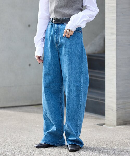 追加 ULTデニムハイライズルーズ5PKT（デニムパンツ）｜OUTDOOR  