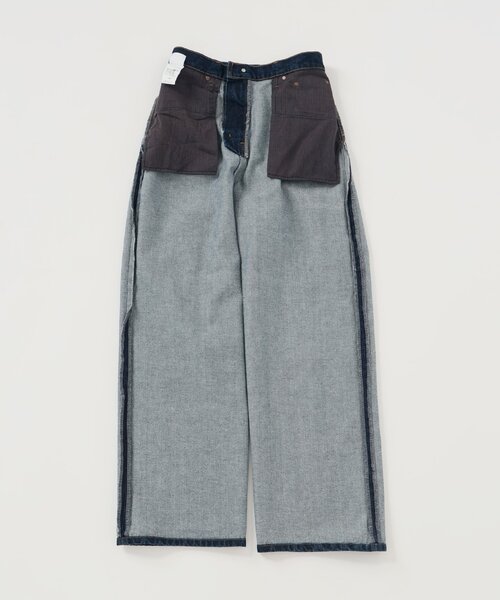 OUTDOOR PRODUCTS（アウトドアプロダクツ）の「追加 ULTデニムハイライズルーズ5PKT（デニムパンツ・レディース・チャコールグレー/ブルー/ネイビー・34/38/36）」の7枚目の写真