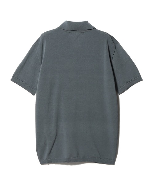 ESTNATION（エストネーション）の「ESTNATION / ホールガーメント ポロシャツ（ポロシャツ・メンズ・グレー/ブラック・MEDIUM/LARGE/X-LARGE）」の3枚目の写真