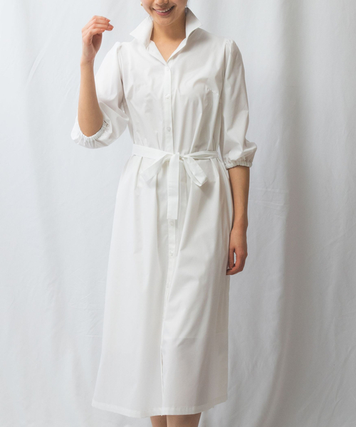 ナラカミーチェ（NARACAMICIE）/【NARACAMICIE】共ベルトスタンドワンピース セール】【NARACAMICIE】共ベルトスタンドワンピース（ワンピース