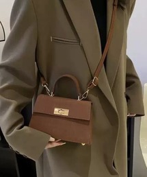 ampm（エーエムピーエム）の「ミニショルダーバッグフェイクレザー（ショルダーバッグ）」