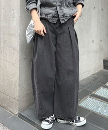 Futier land | デニムアシメタックパンツ(デニムパンツ)